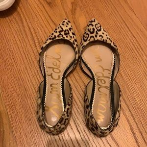 Sam Edelman D’Orsay Flats - Leopard
